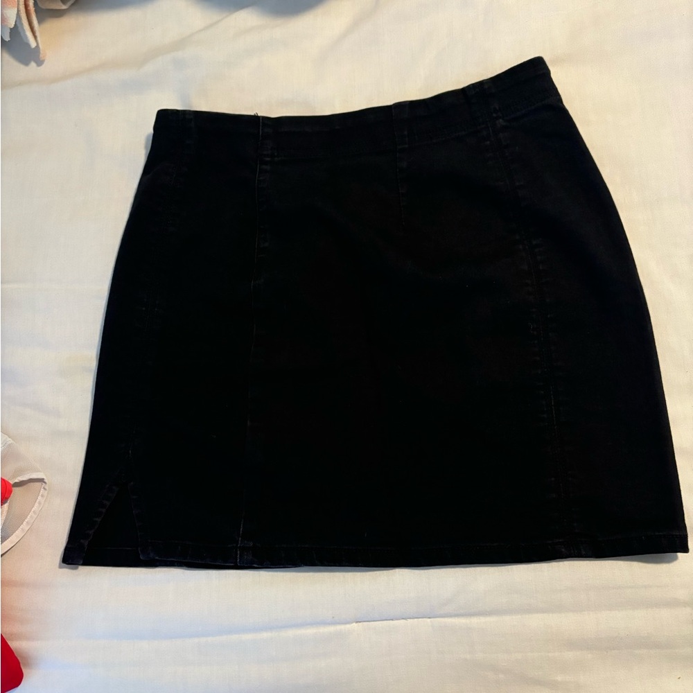 Black Free People Mini Skirt